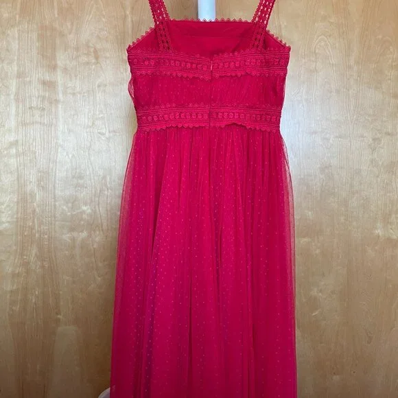 Lulu's tulle red dress - Picture 3 of 7